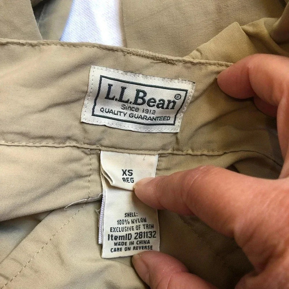 L.L.Bean 100% Nylon Pants Women Size XS - Picture 4 of 9